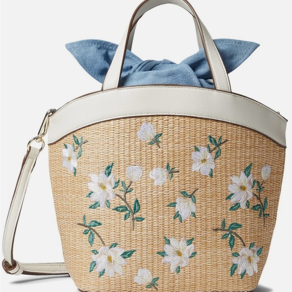 BNWT Draper James White Willow Summer Bag
